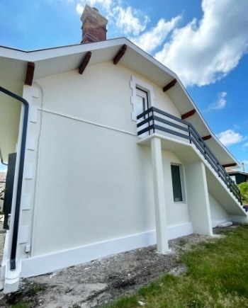 Ravalement de facade apres a Biscarrosse